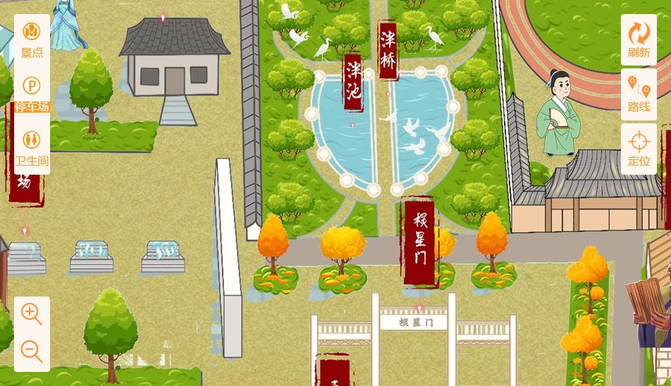 陆川手绘地图景区语音讲解导览系统：智慧景区建设的基石