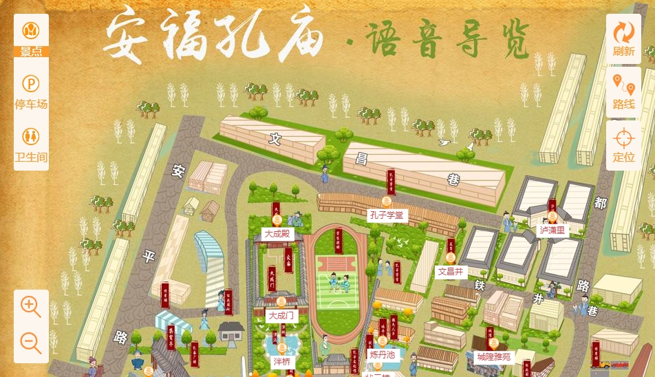 陆川手绘地图：智慧景区智能化服务的延伸